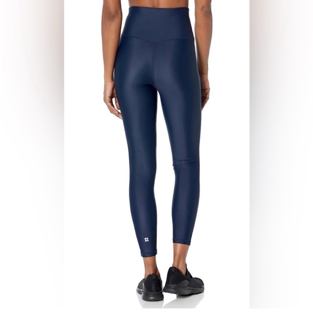 Sweaty Betty High Shine High Rise 7/8 Leggings Navy XXS
